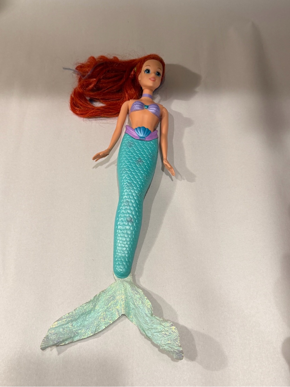 Vintage 2007Princess Ariel 13" Action Figure Doll Disney Little Mermaid